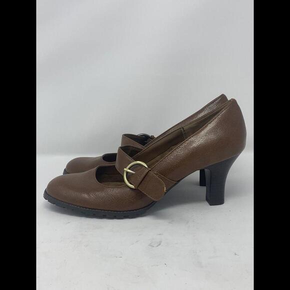Aerosoles Mary Jane Brown Shoes Women’s Size  8.5 - Picture 3 of 5